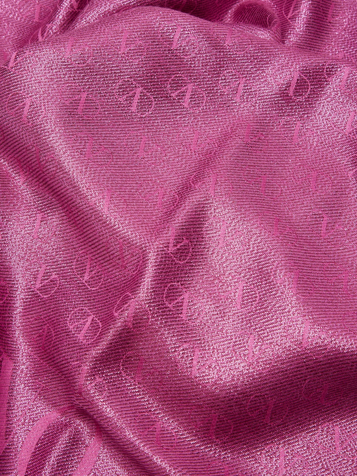 Logo-jacquard twill shawl - 2