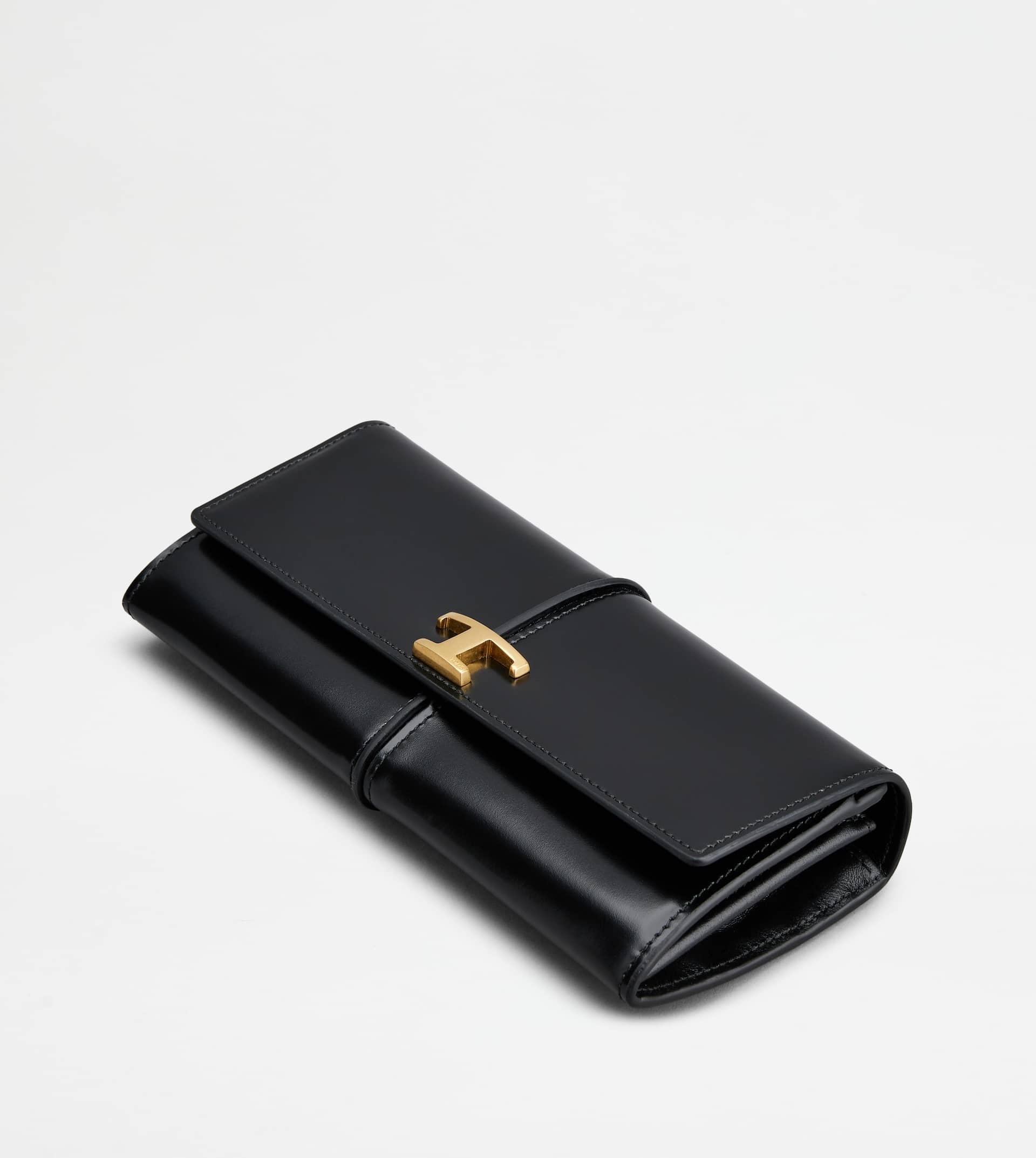 T TIMELESS WALLET IN LEATHER - BLACK - 4