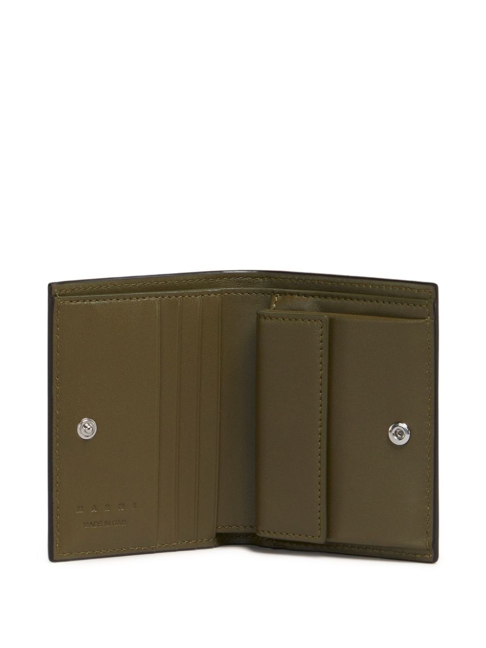 textured leather wallet - 4
