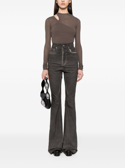 Rick Owens DRKSHDW Bolan high-rise bootcut jeans outlook