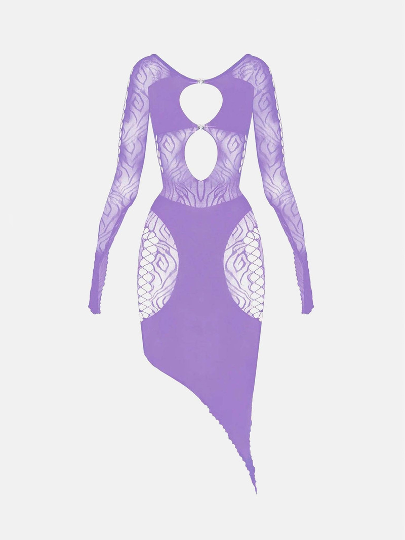 CHARLOTTE DRESS LILAC 1