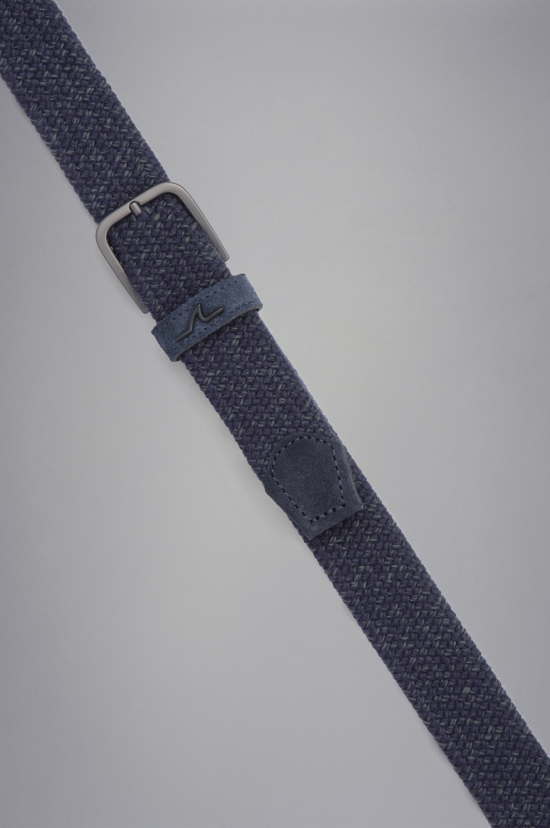 WOOL ELASTIC BELT WITH LEATHER TRIMMINGS - 2