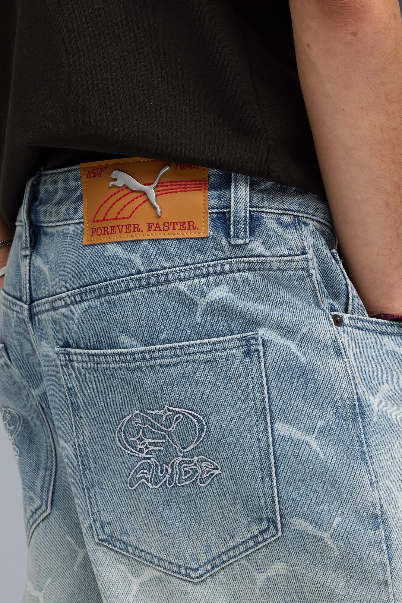 A$AP ROCKY x PUMA Men's Laser Monogram Denim - 4