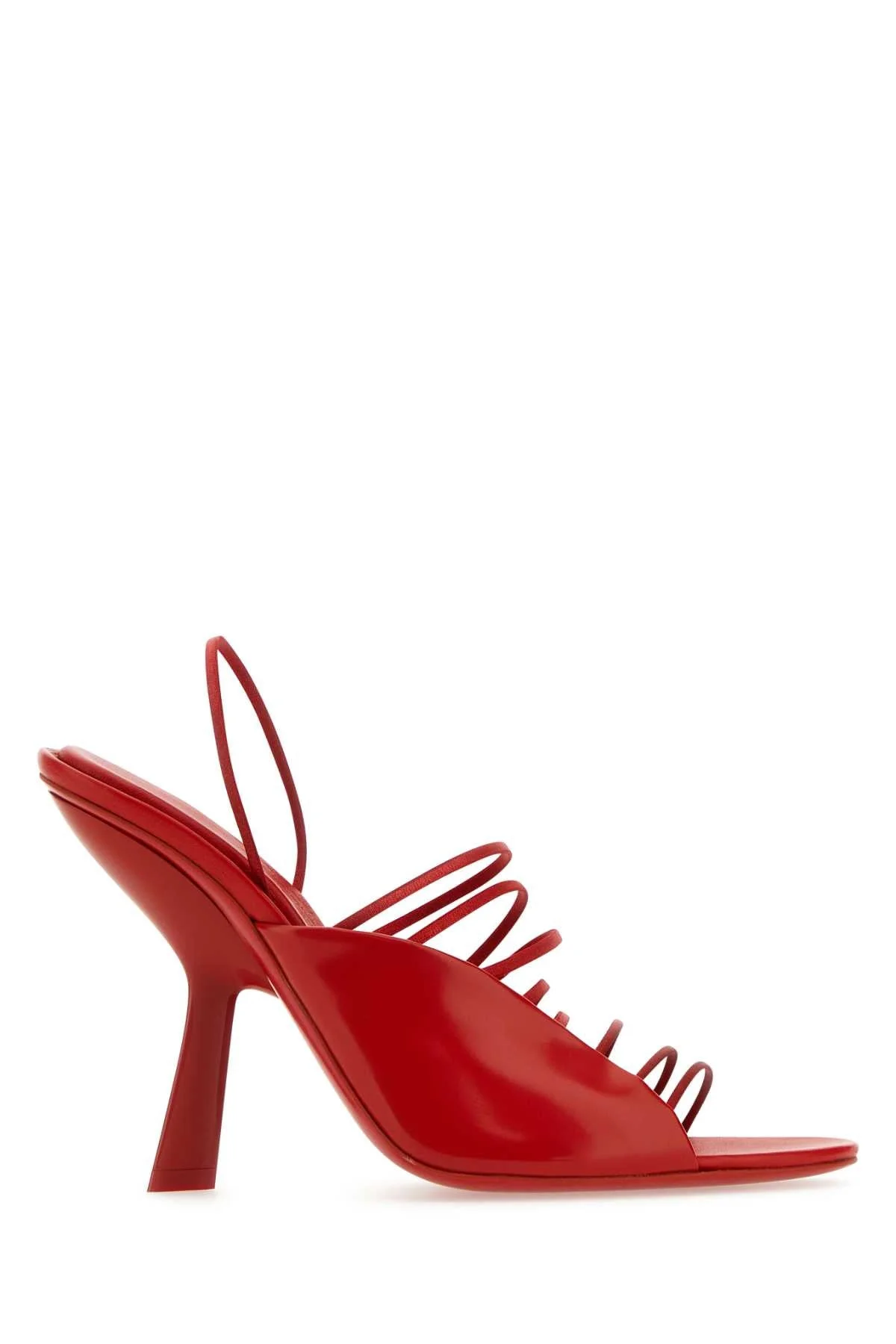 Salvatore Ferragamo Women Red Leather Altaire Sandals - 1