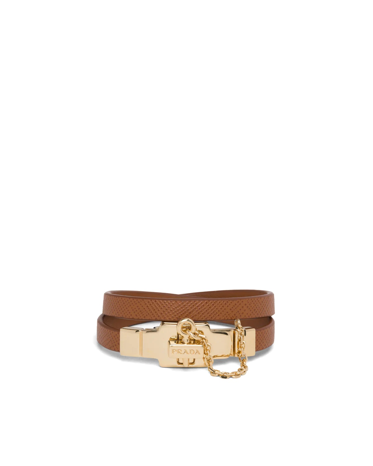 Saffiano leather bracelet - 1