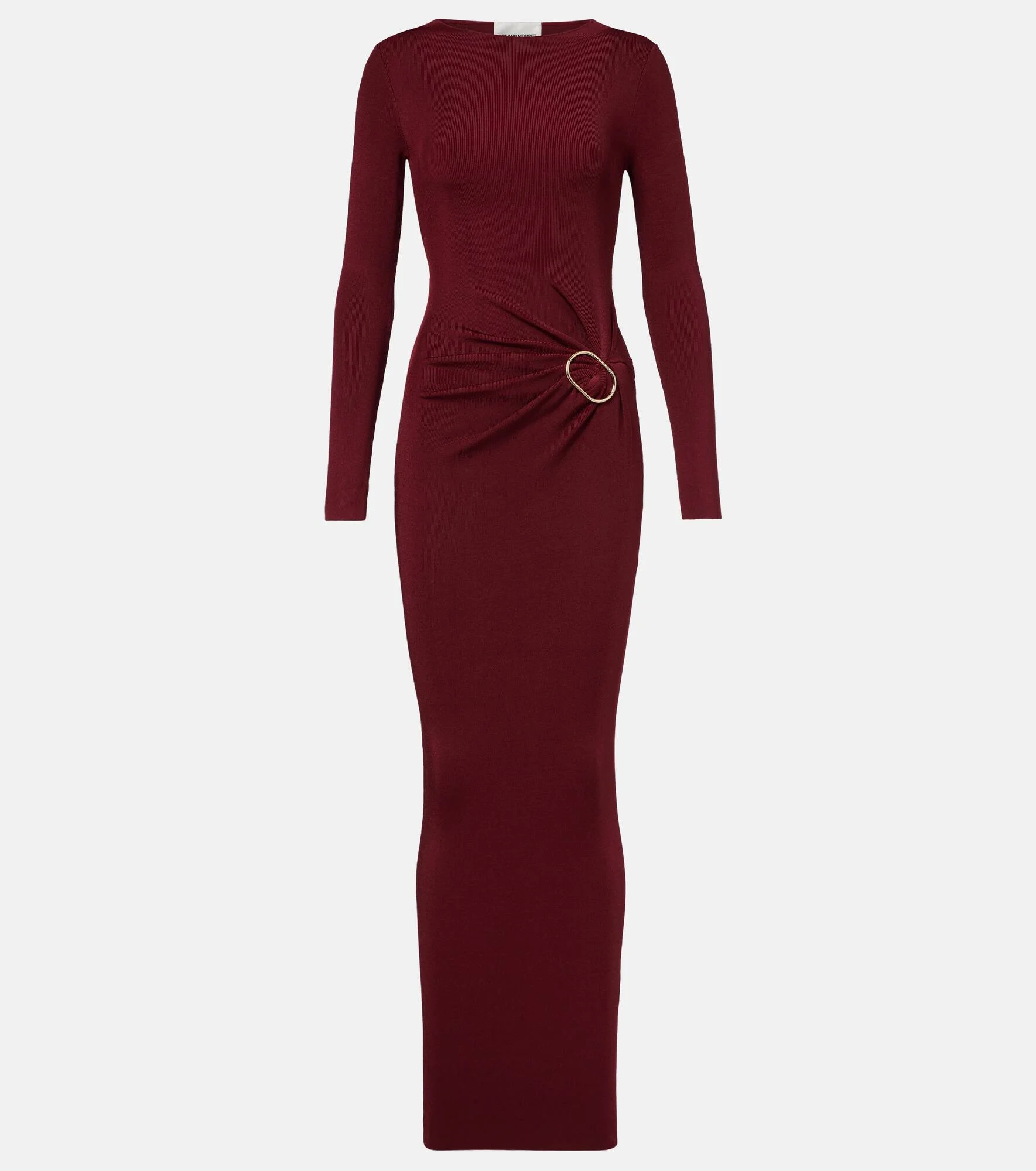 Gathered jersey maxi dress - 1