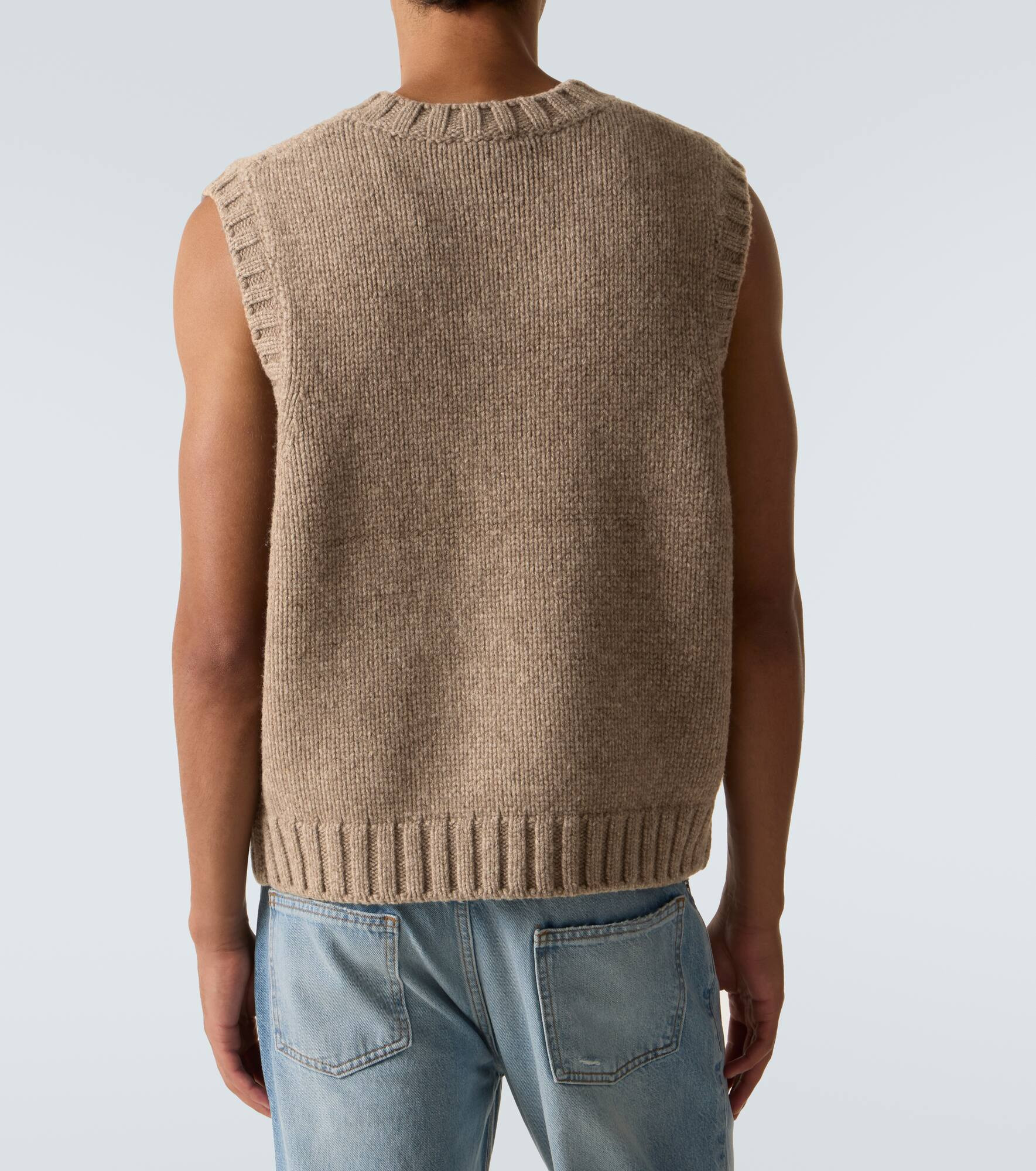 Yak and wool sweater vest - 4