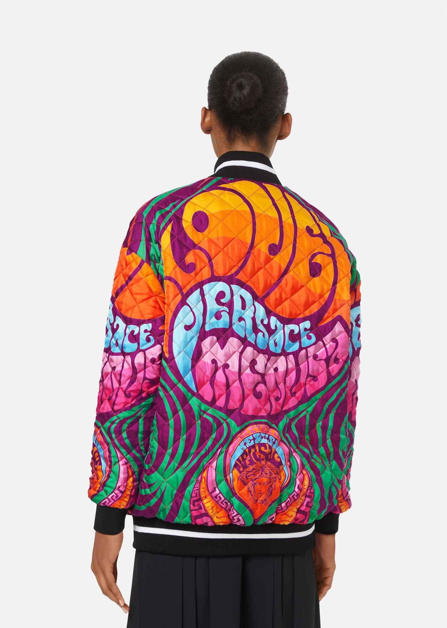 Reversible Medusa Music Silk Jacket - 3