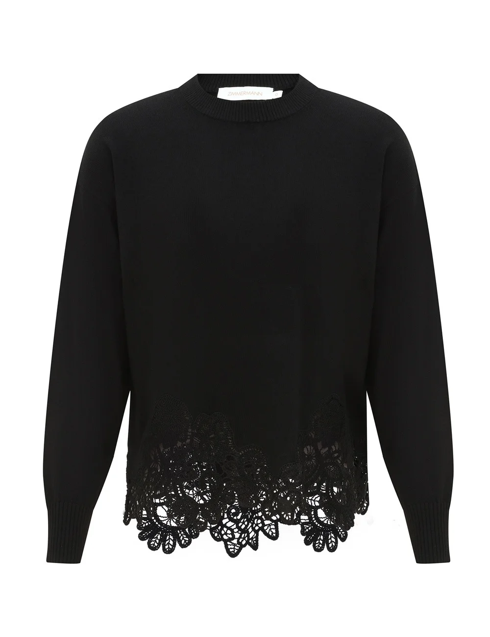 VALIANT MERINO LACE SWEATER - 1