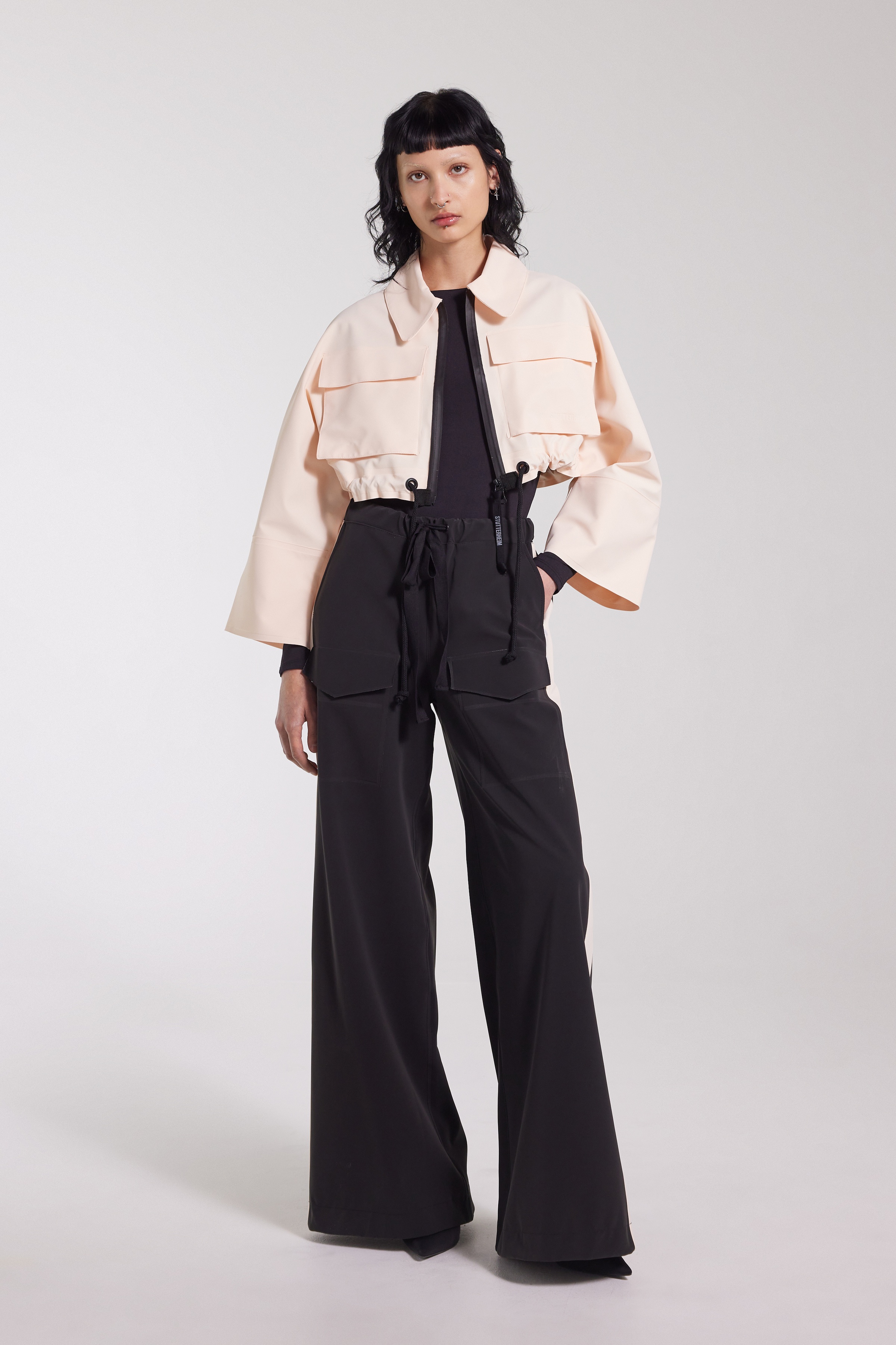 Lilla Tre Zip Raincoat Peach - 3