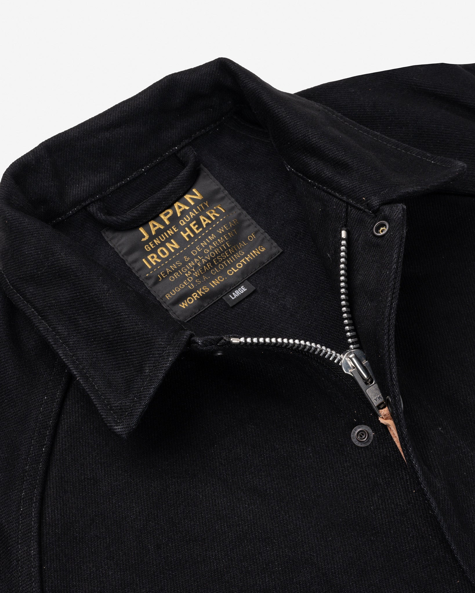 IHJ-142-BLK 21oz Serge Windbreaker - Black - 7
