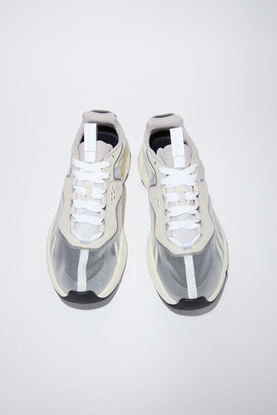 Acne Studios Lace-up sneakers - White/ivory/ivory outlook