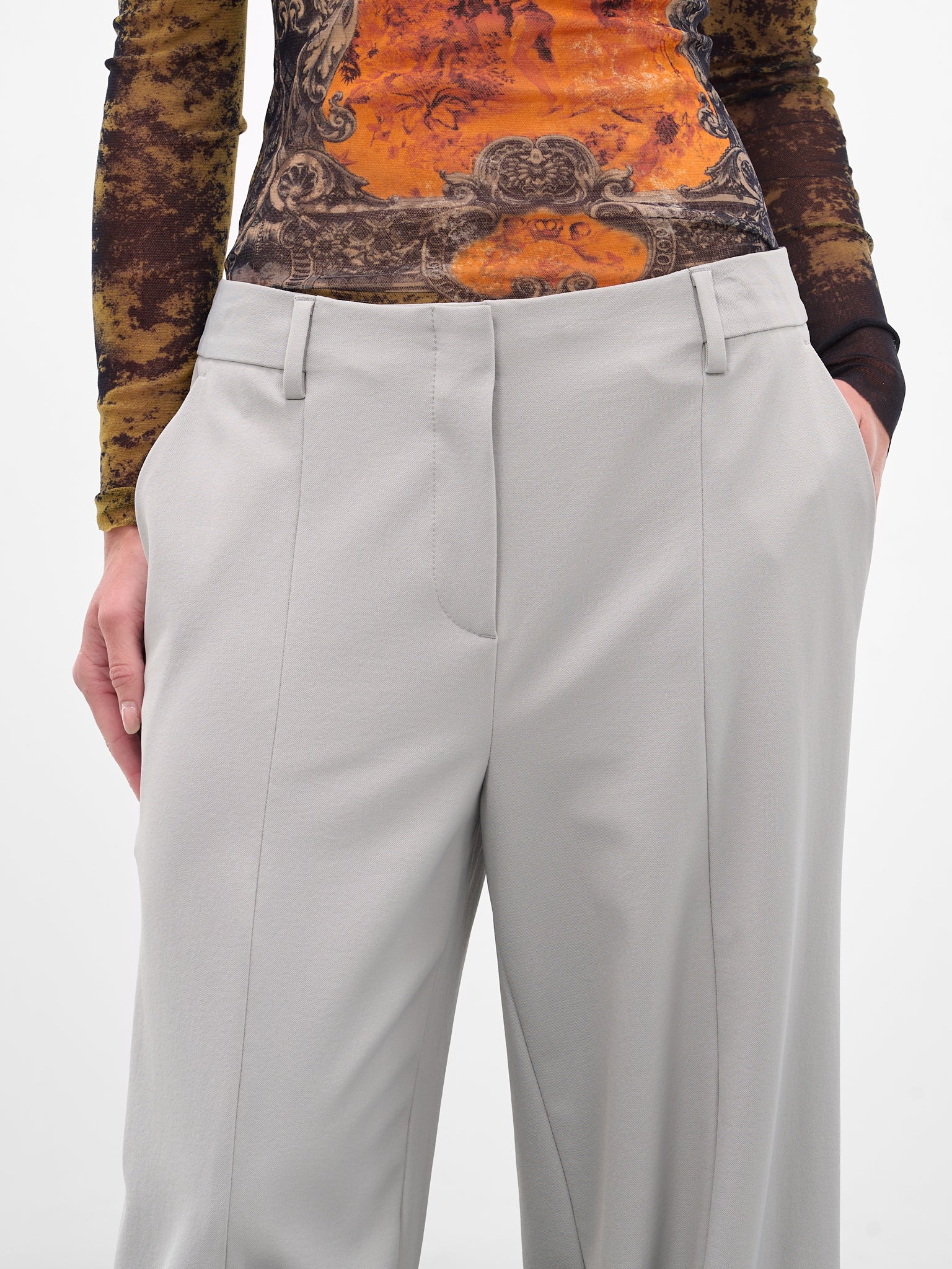 The Gray Stirrup Pants - 4
