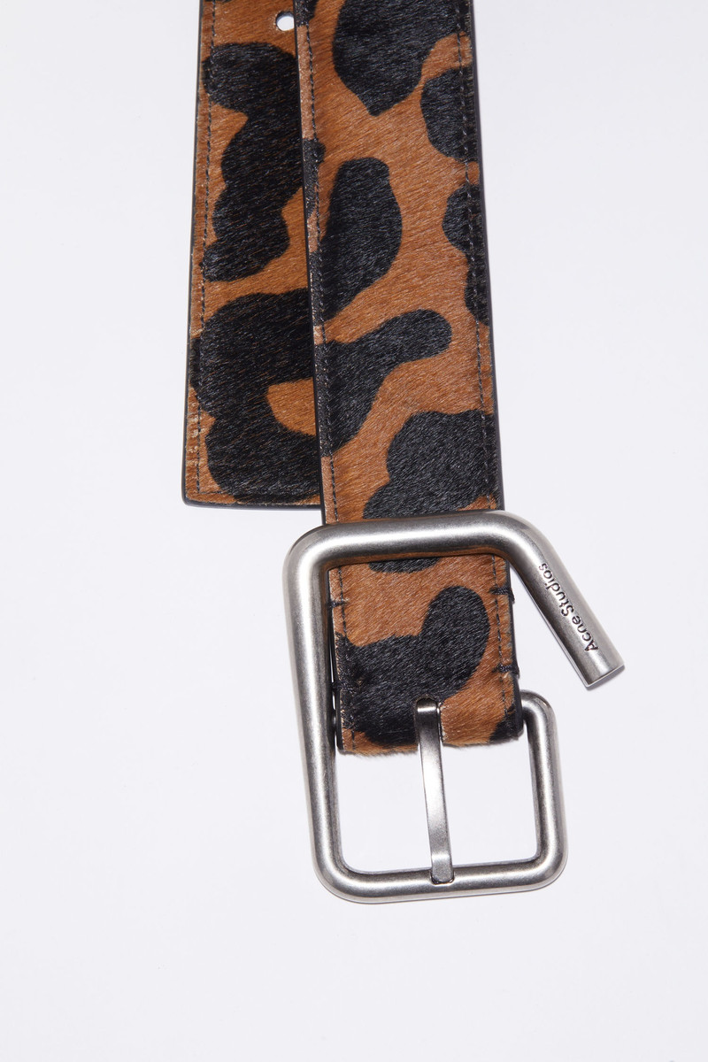 Acne Studios Deconstructed belt - Brown/black outlook