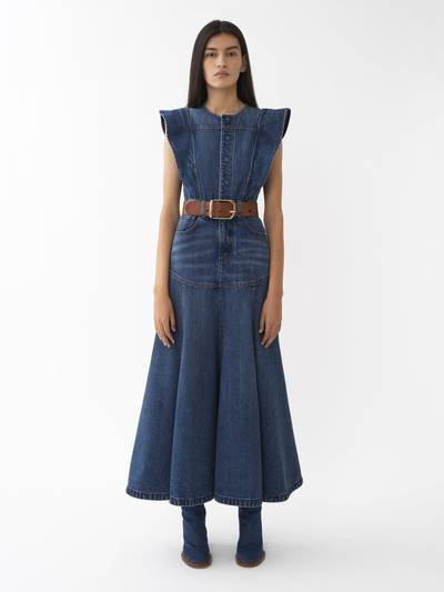 Chloé ANKLE-LENGTH FLARED DRESS outlook