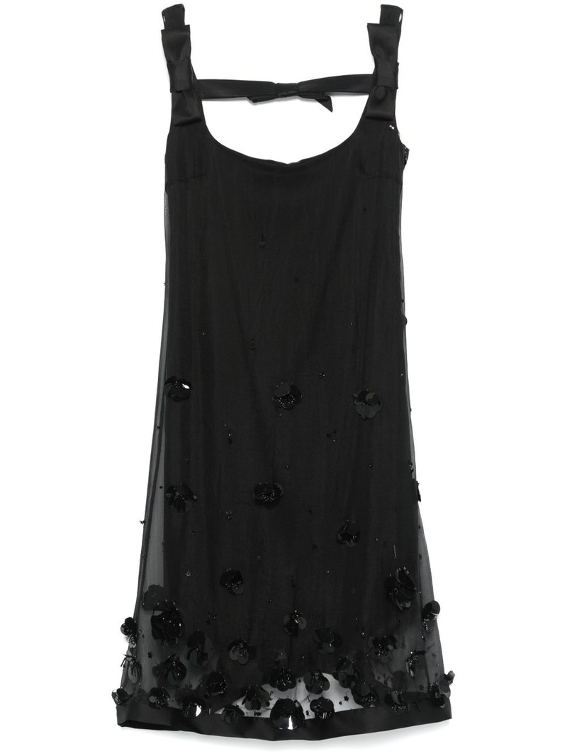 embroidered mini dress 1