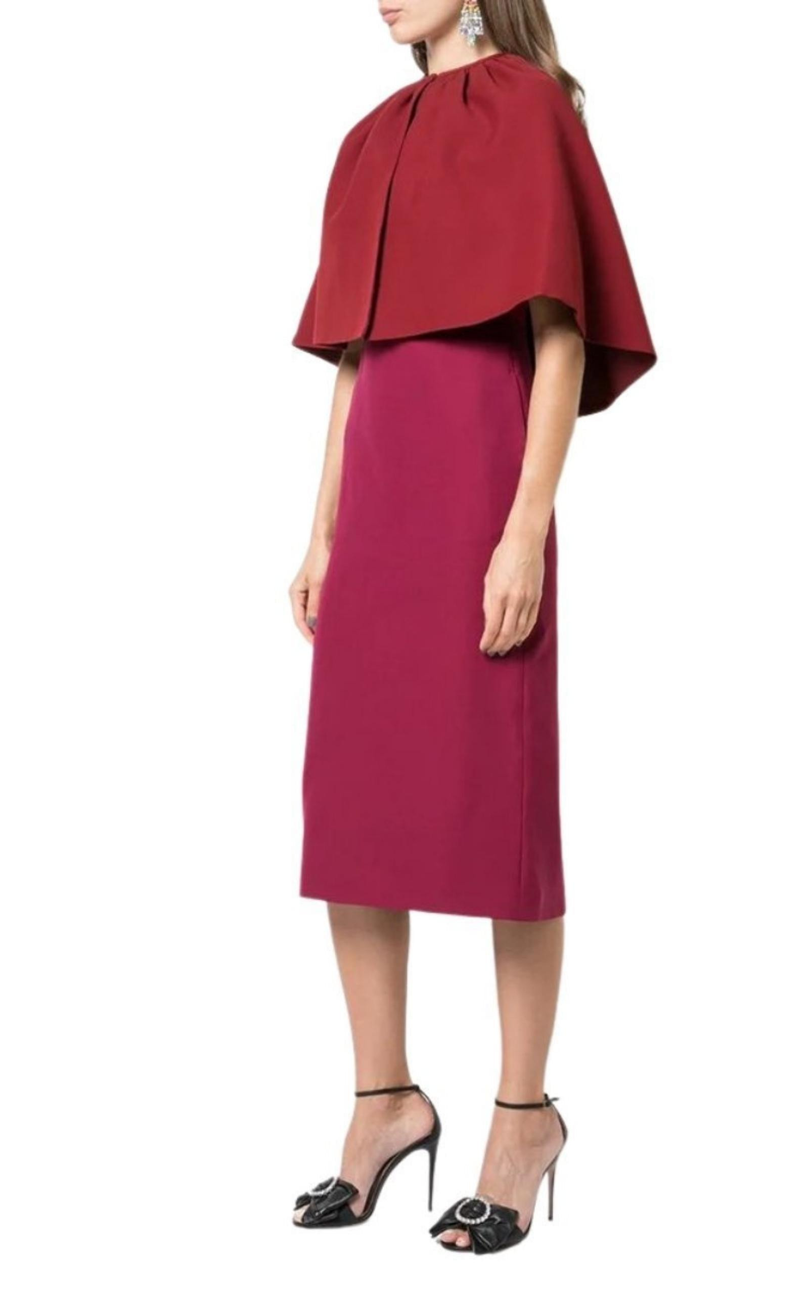 Layered Cape Dress - 3