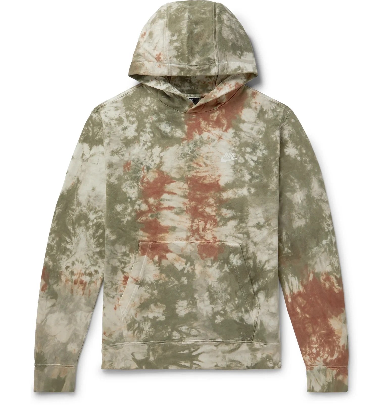 Tie-Dyed Loopback Cotton-Jersey Hoodie - 1