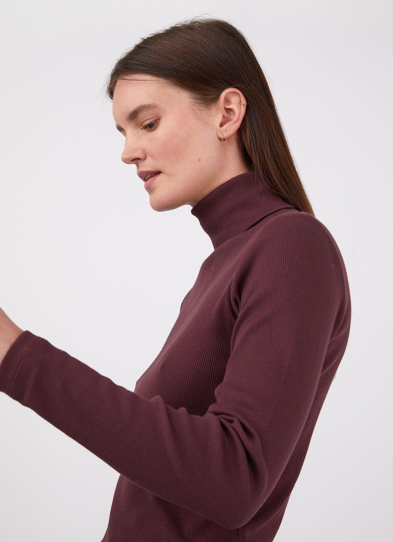 Rib Roll Neck T‑shirt - 2
