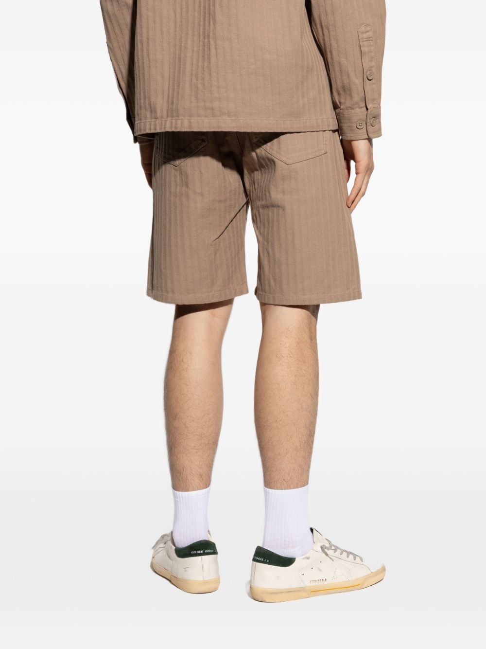 Saeddie striped shorts - 4