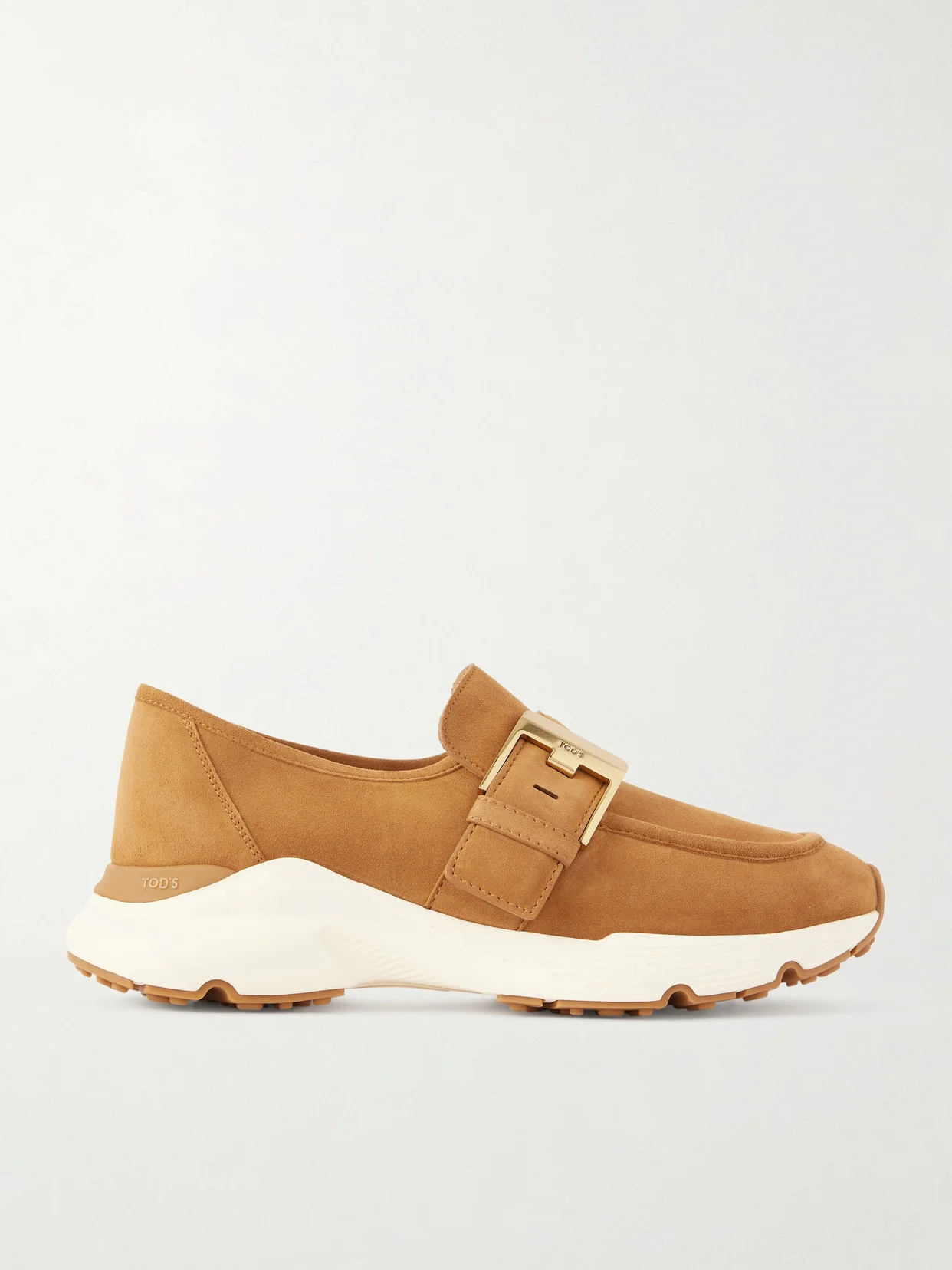 Buckled Suede Sneakers - 1