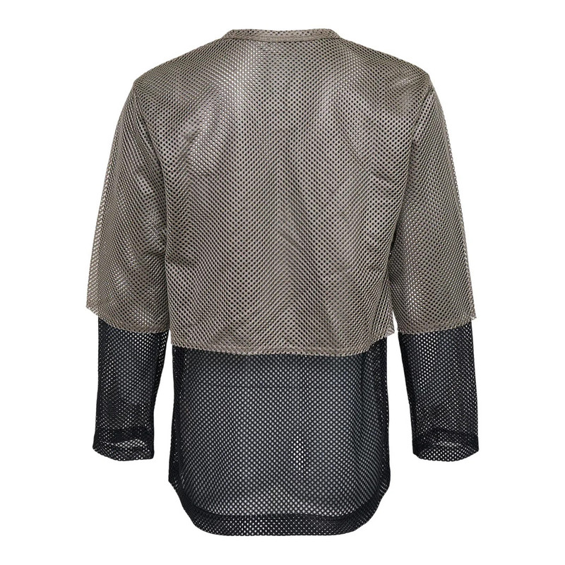 Comme des Garçons Homme Plus Polyester Mesh Coloured Long Sleeve T-Shirt outlook