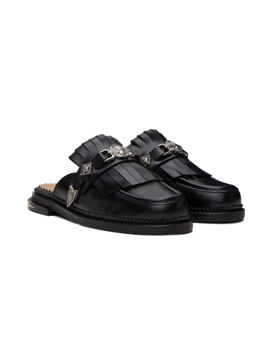 Black Hard Loafers - 4
