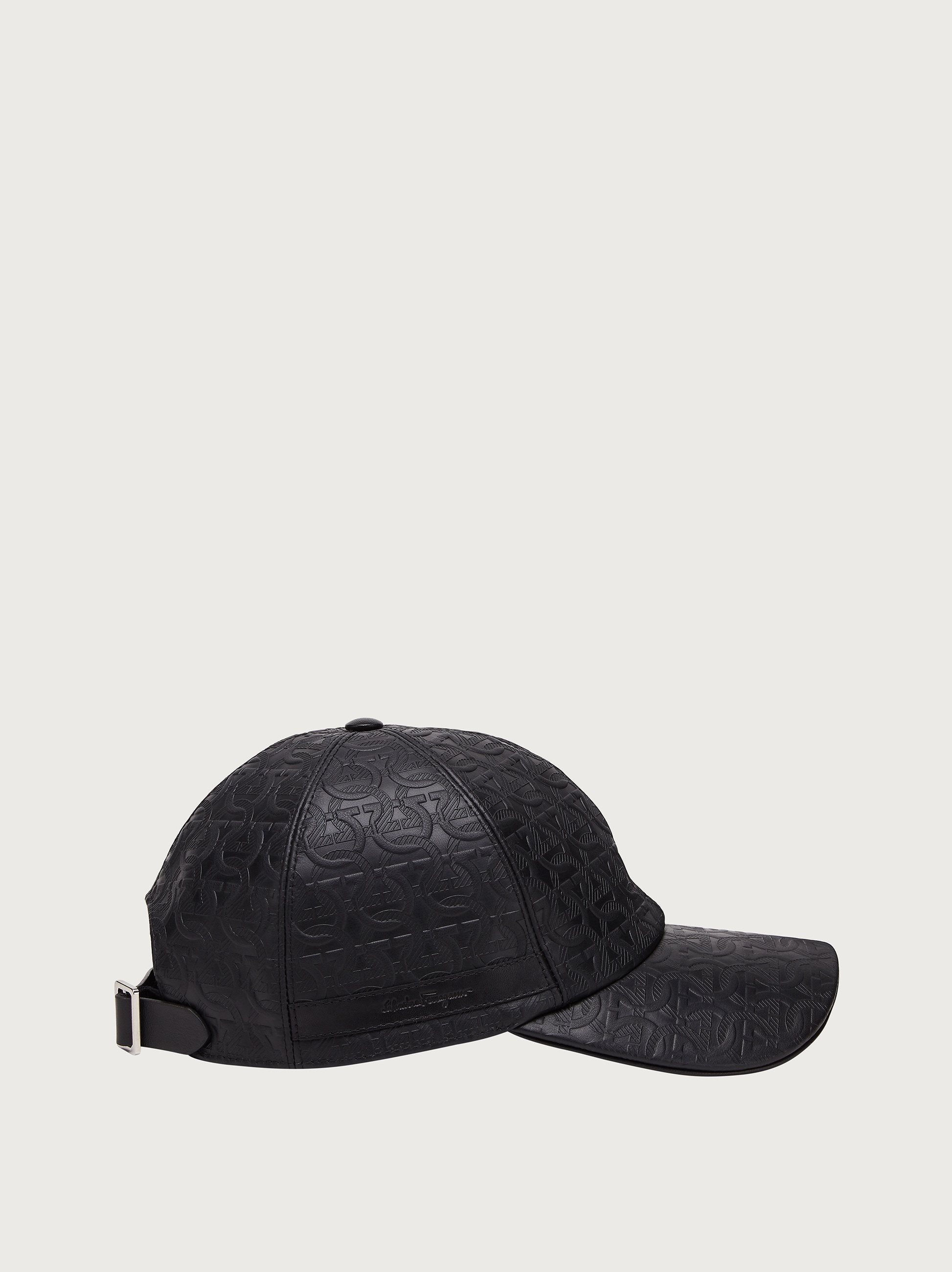 Leather Gancini baseball cap - 4