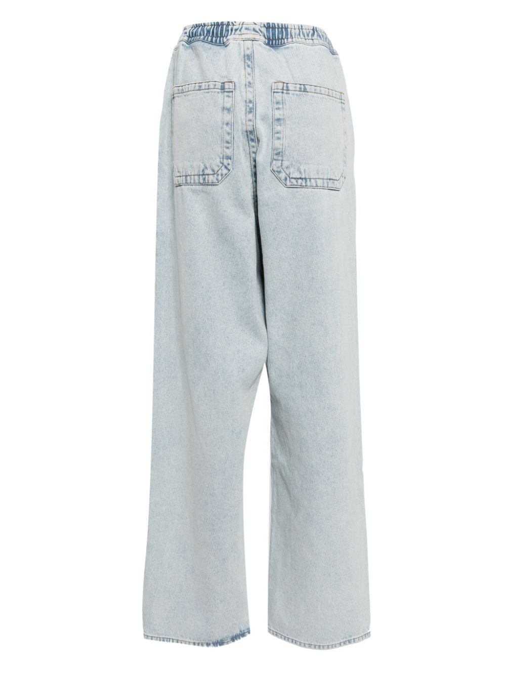 wide-leg organic cotton jeans - 2