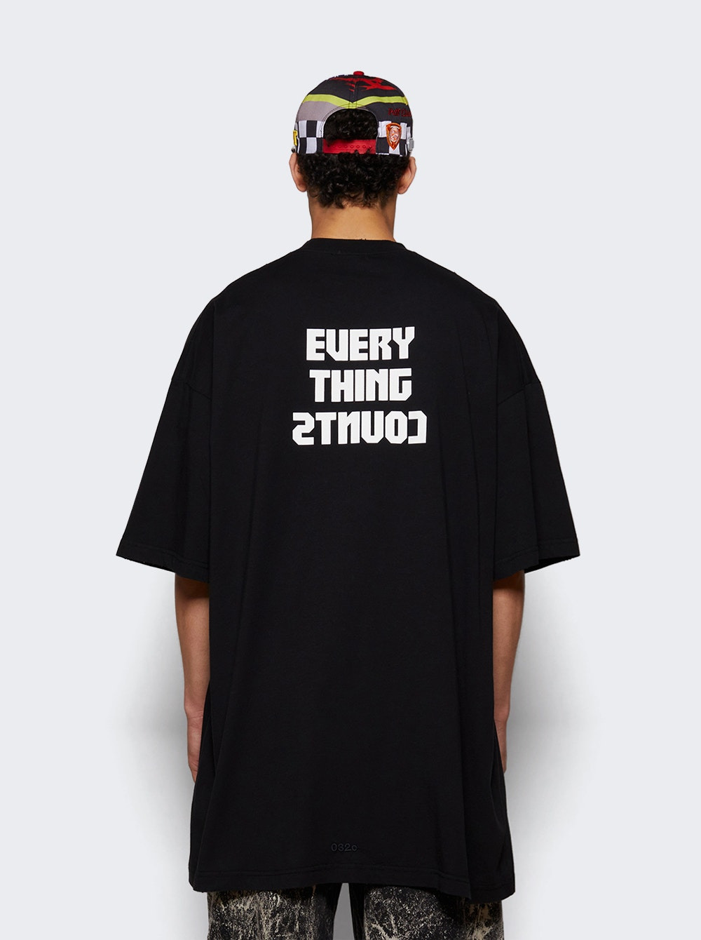 Point Zero Oversized T-shirt Washed Black - 4