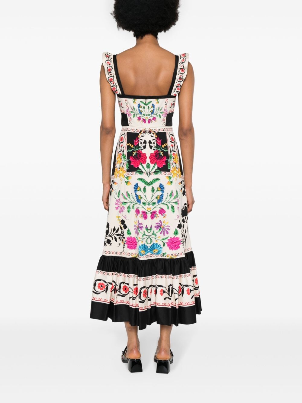 Gingerbread floral maxi dress - 4