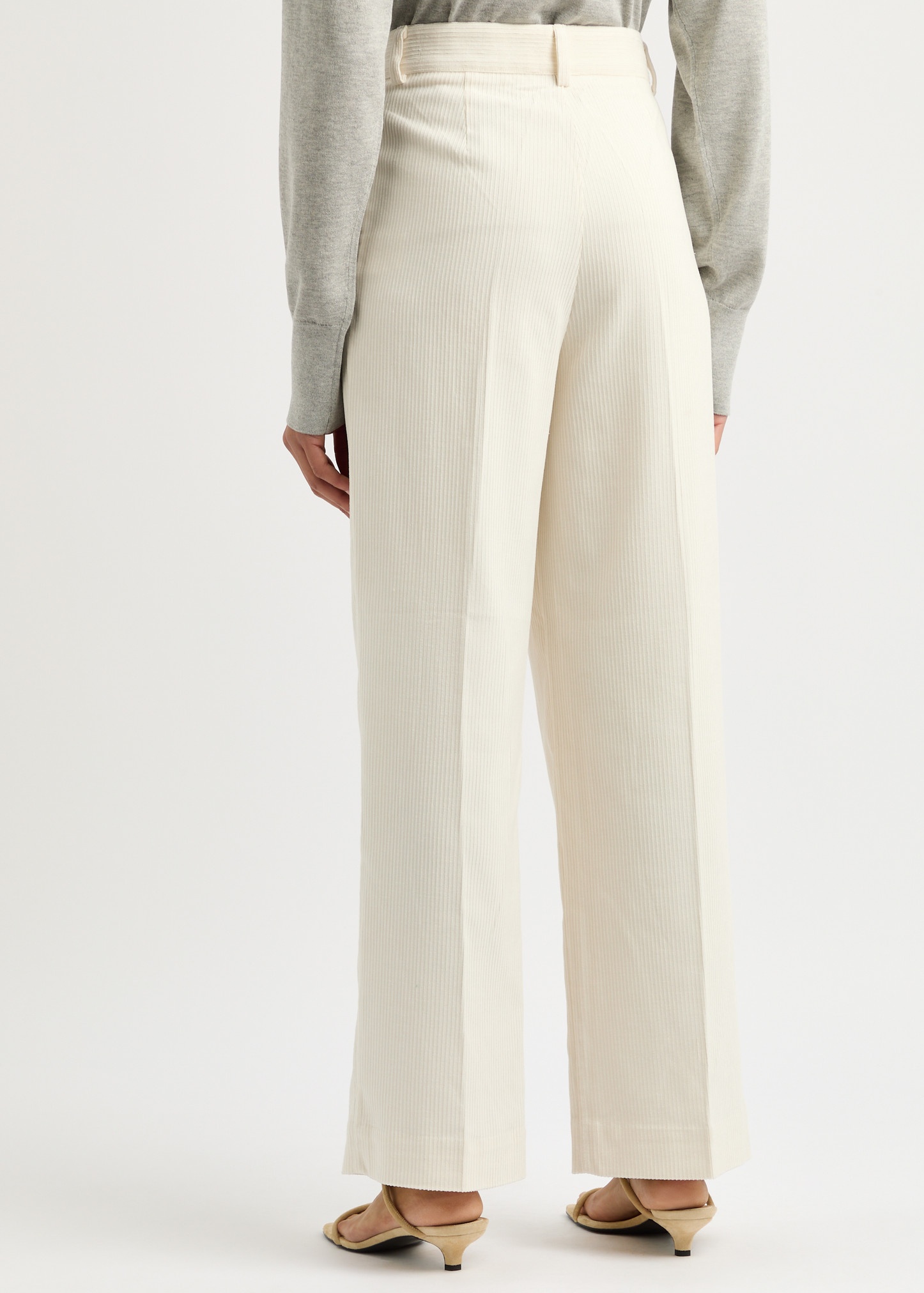 Straight-leg corduroy trousers - 3