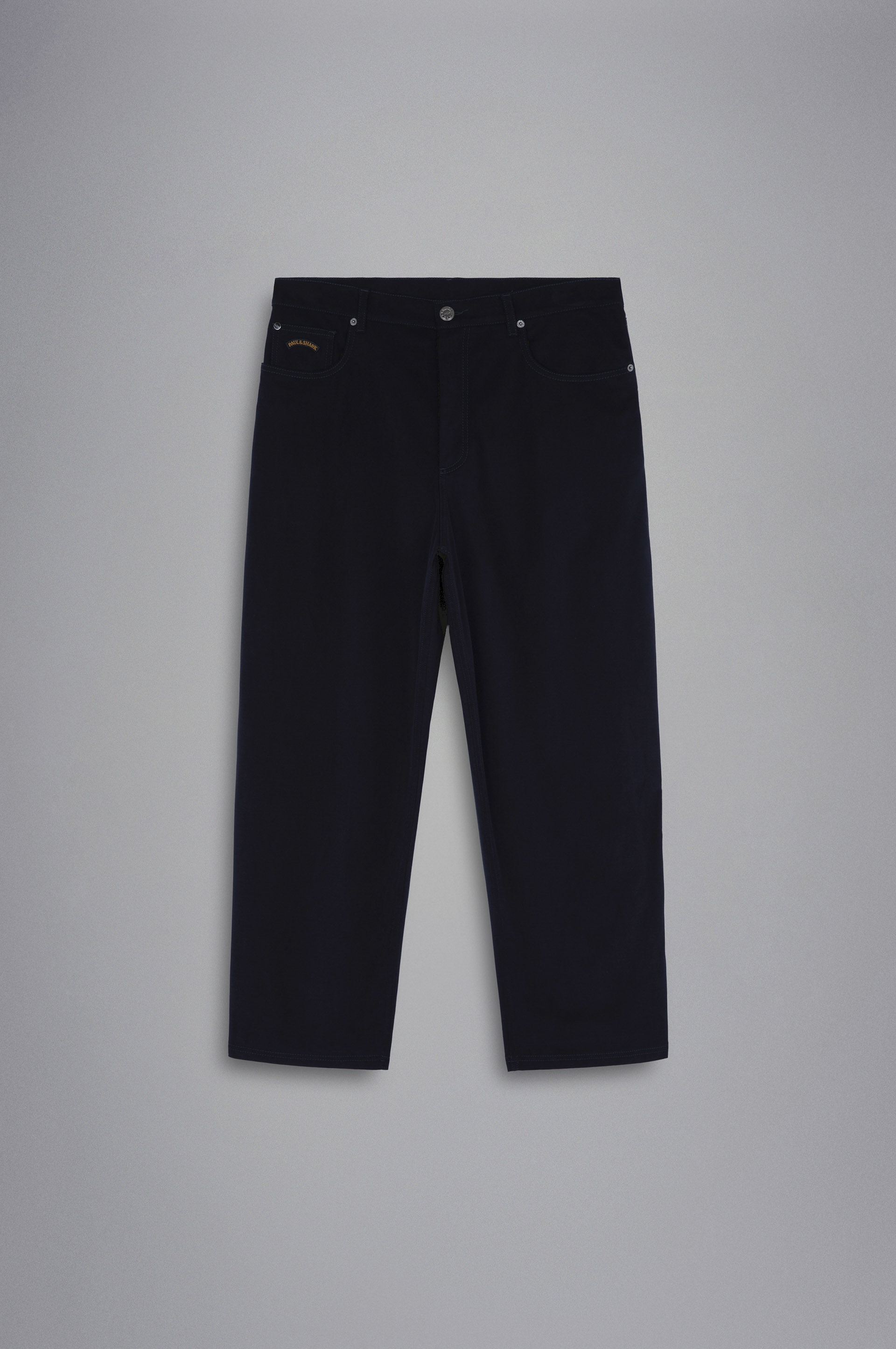 STRETCH COTTON 5-POCKETS TROUSERS - 1