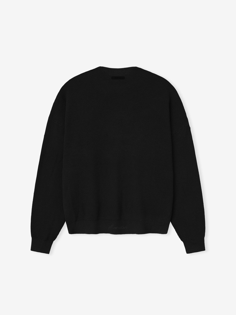 Signature Waffle 90s Crewneck Sweater 2