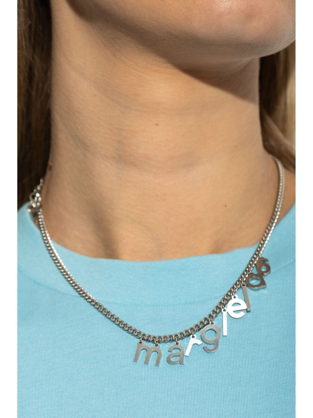 logo-lettering necklace - 2