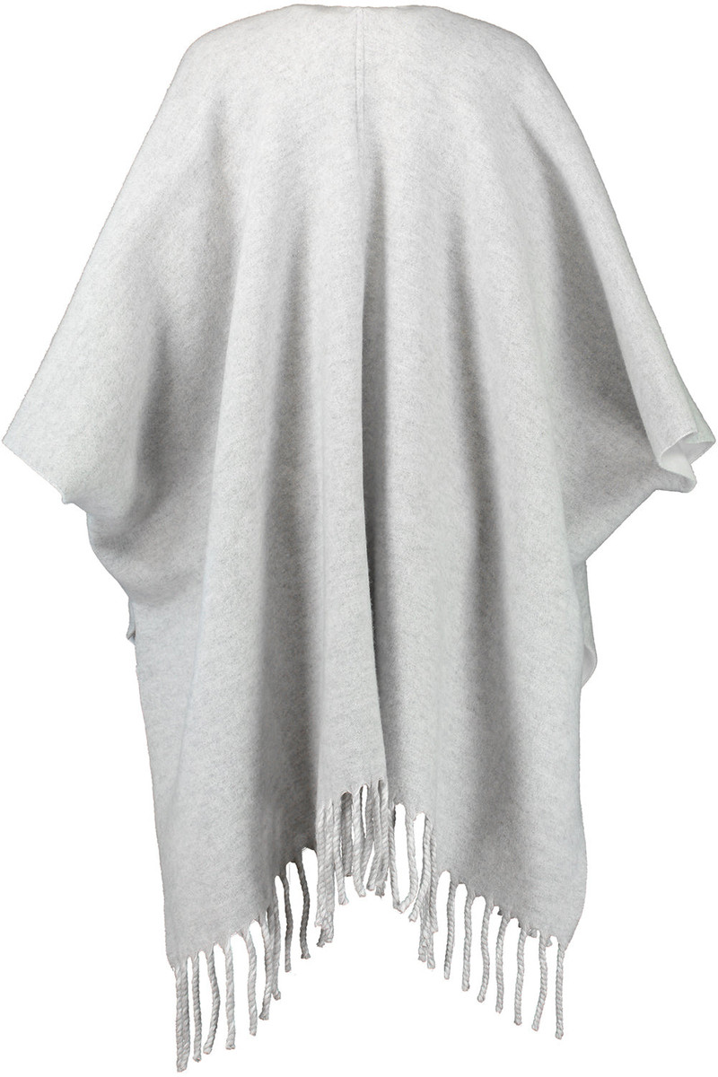 Brunello Cucinelli Reversible Double Knit Poncho outlook
