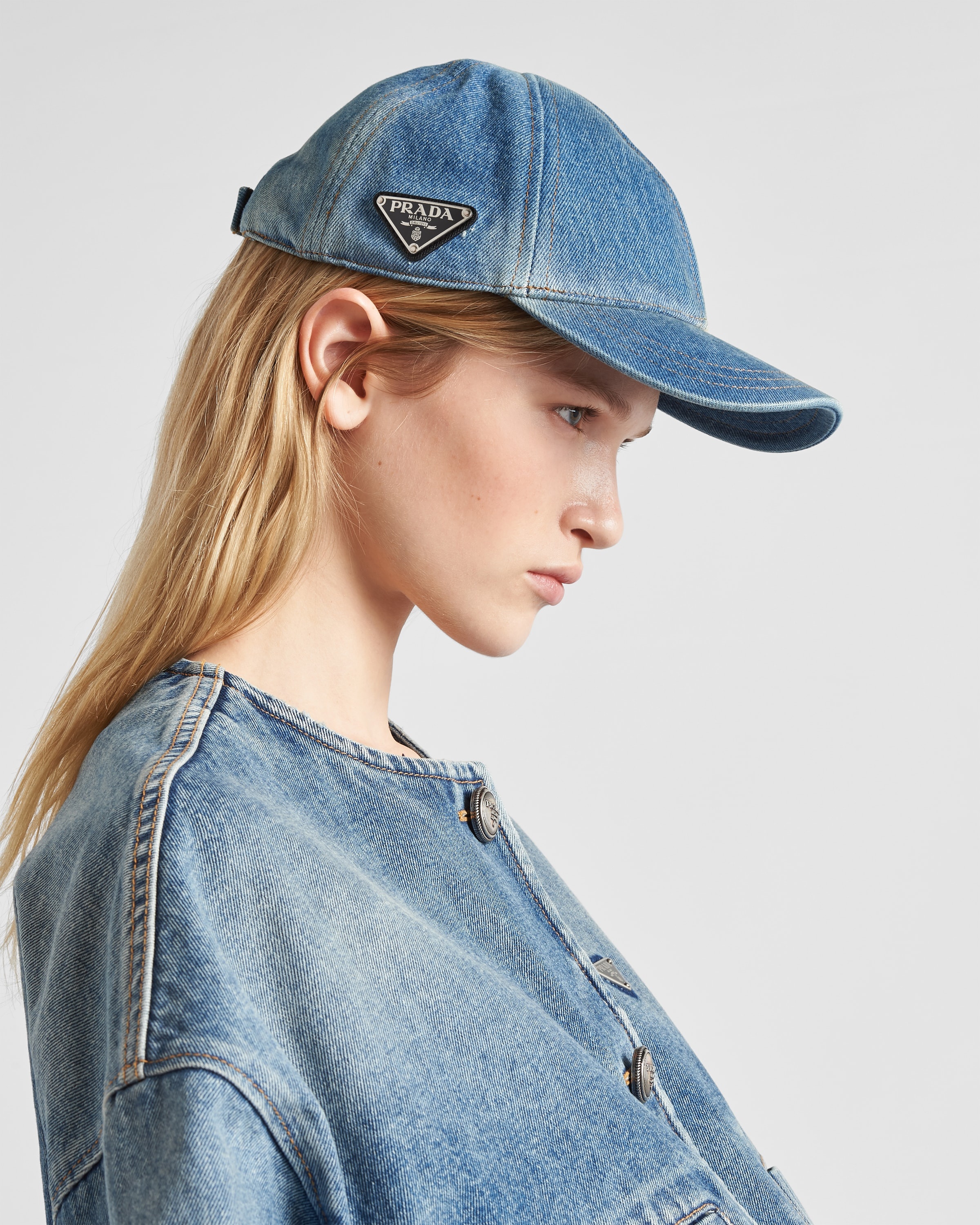 Denim baseball cap - 2