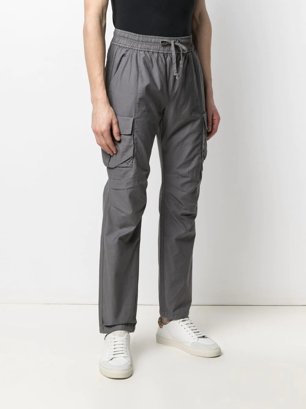 straight-leg cargo trousers - 3