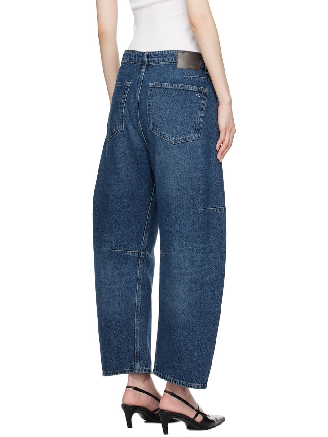 Blue Charlie Barrel Jeans - 3