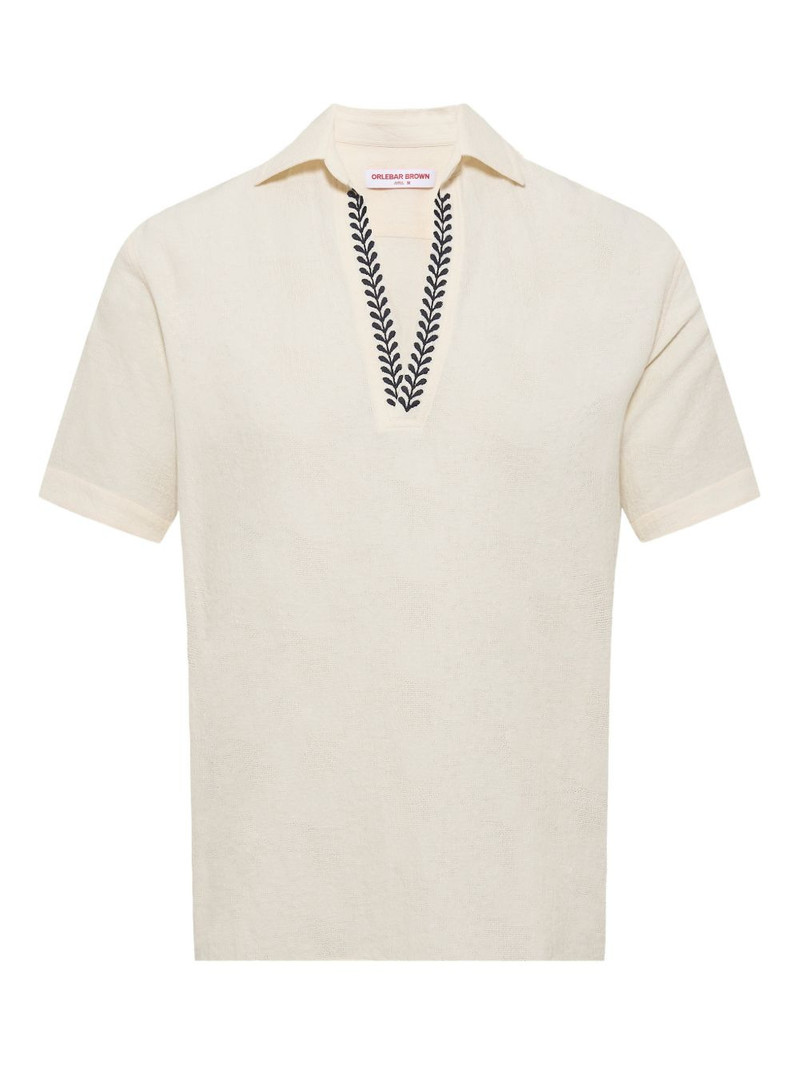 Ridley embroidered short-sleeve top 1