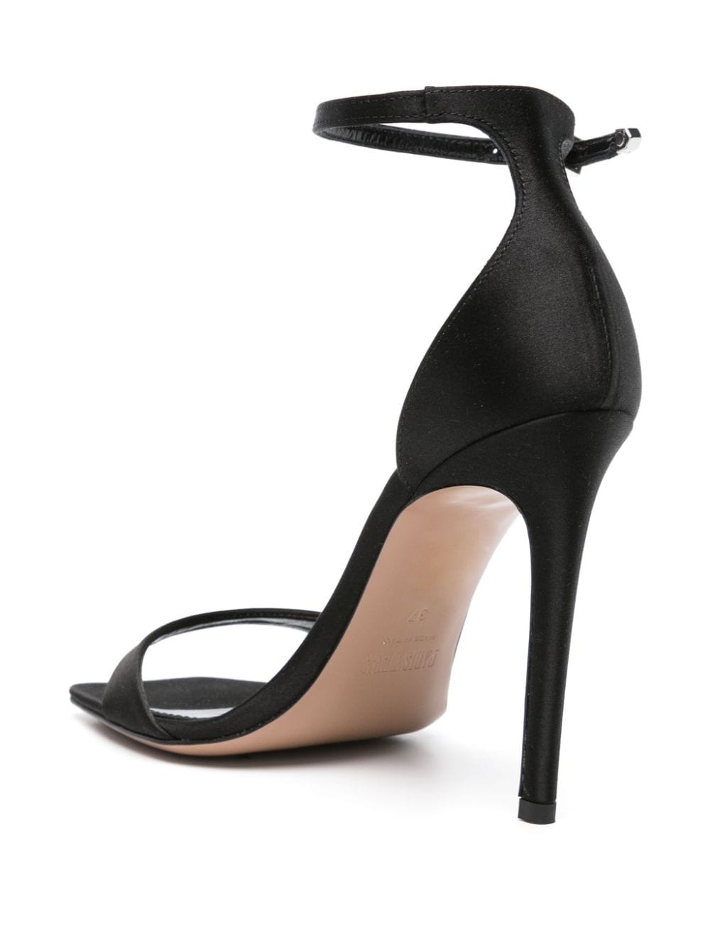 100mm silk sandals - 3