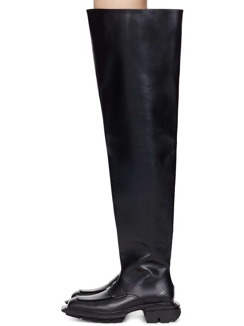 Black Reel Derbies Fisherman Boots 3