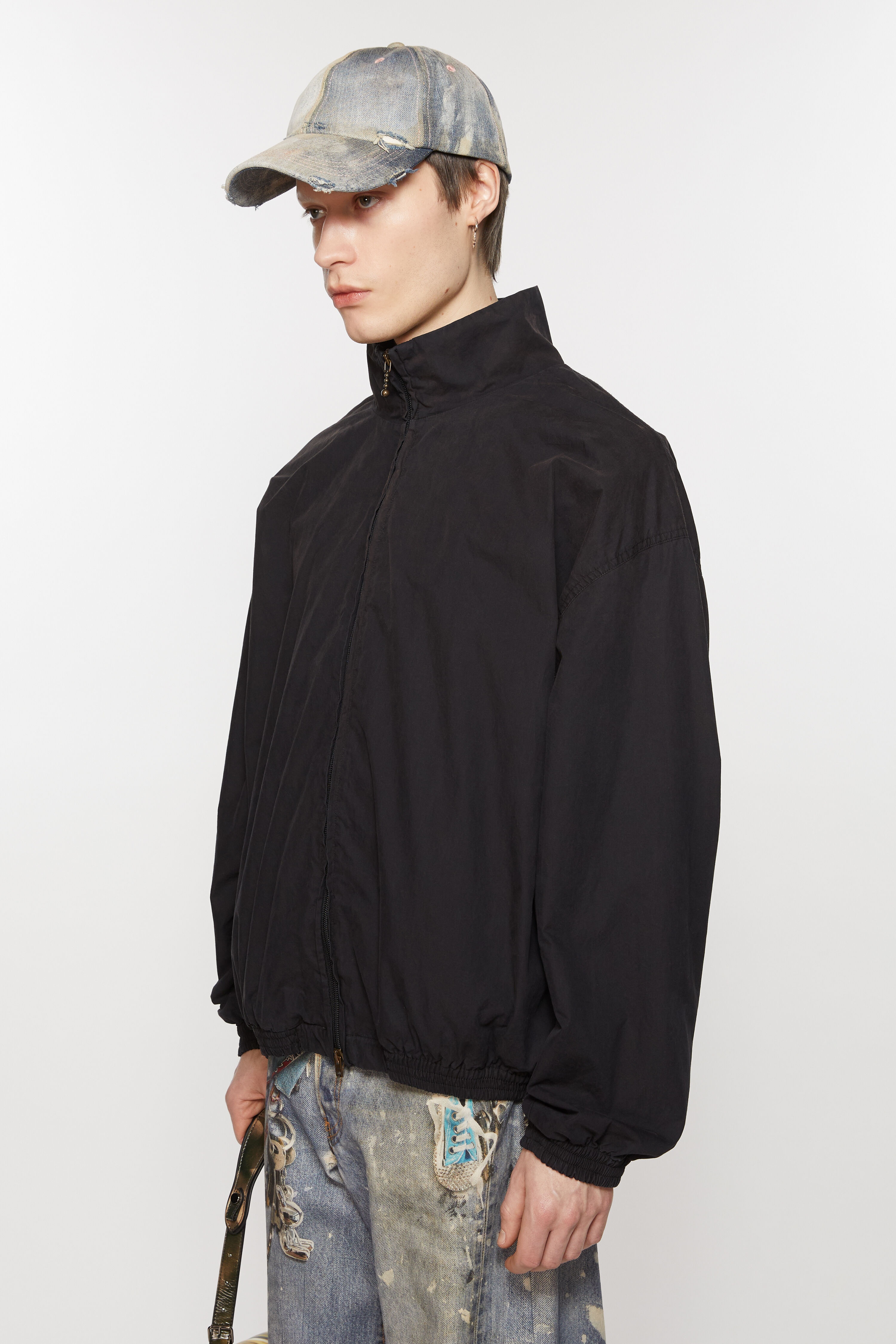 Logo zipper jacket - Black - 3