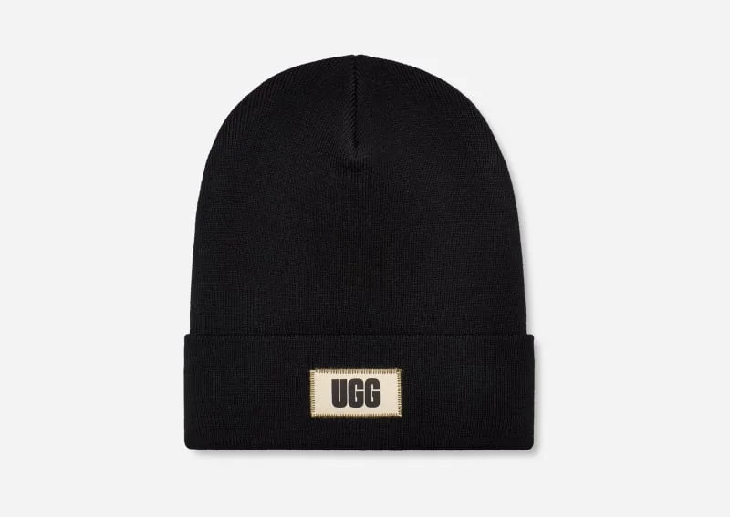 ® Men's High Crown Beanie Knit/Recycled Materials in Black - 1