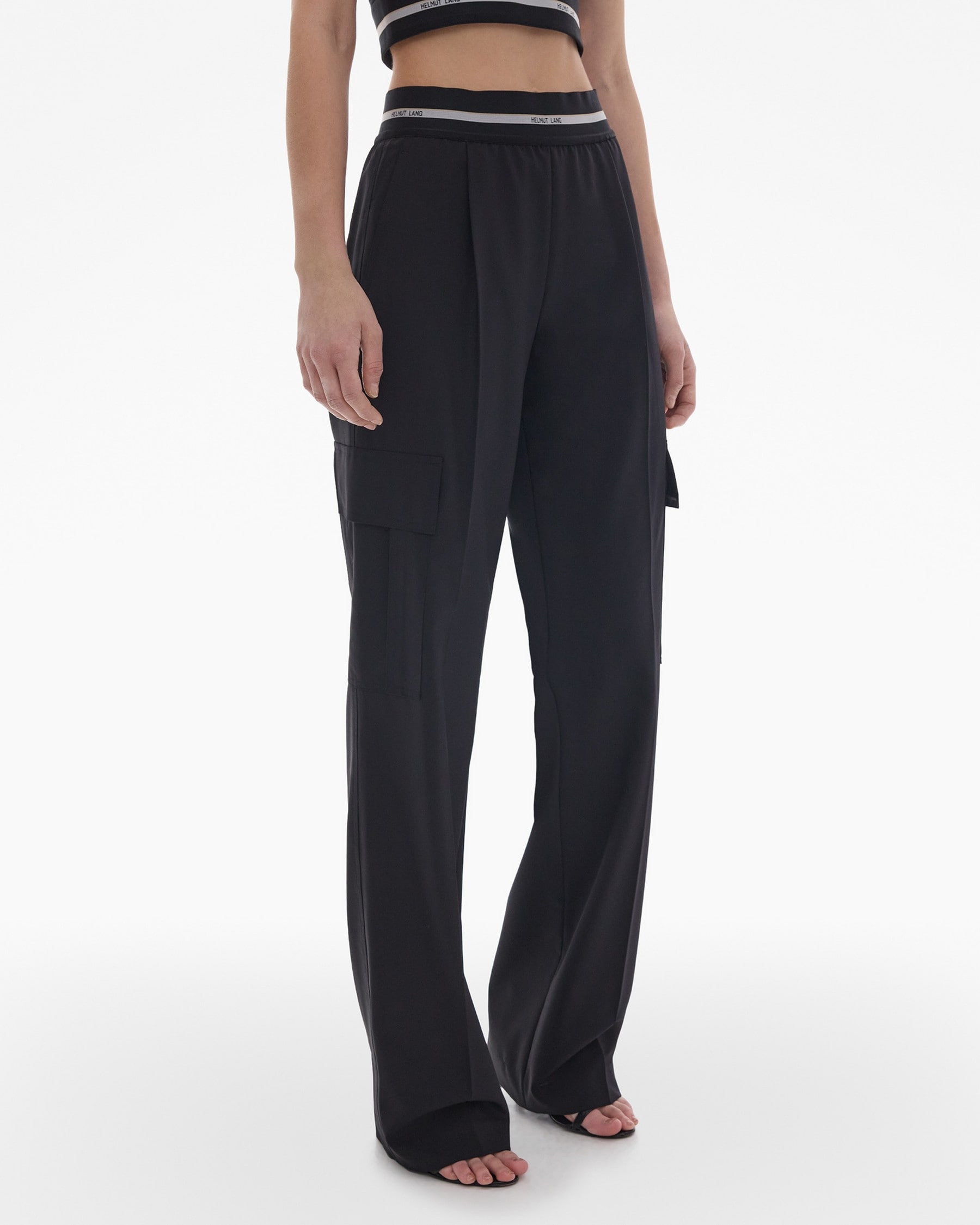 PULL-ON STRETCH WOOL CARGO PANT - 5