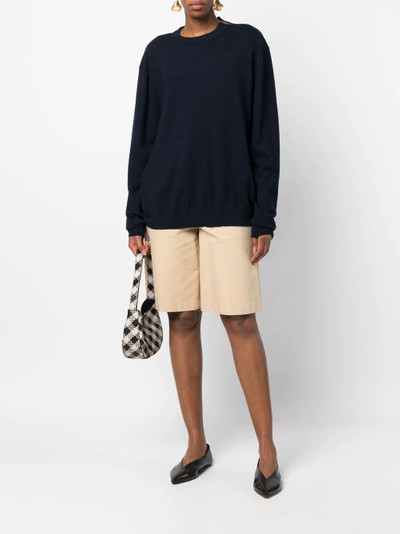 extreme cashmere crew neck cashmere-blend jumper outlook