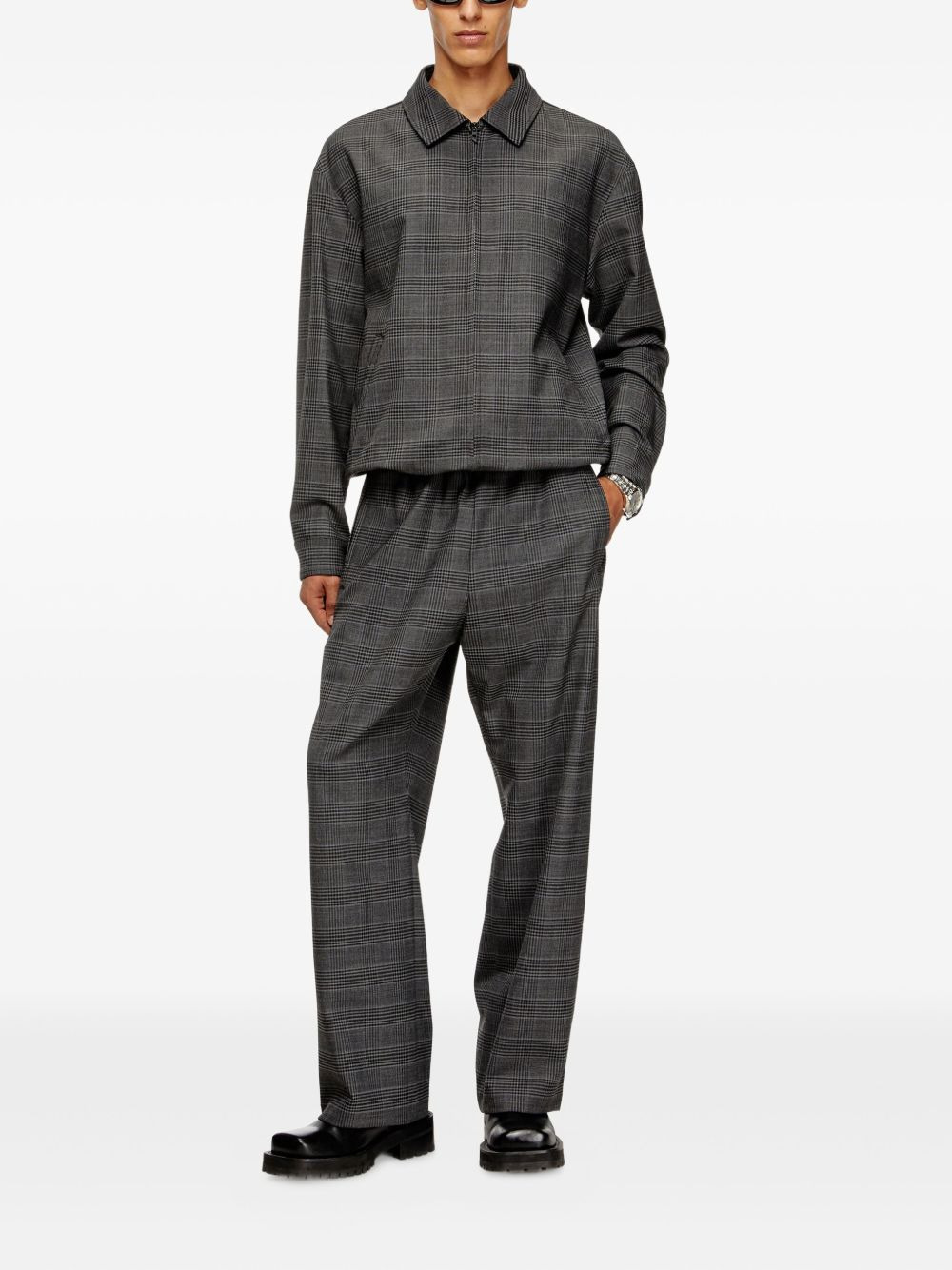J-Ting checked zip-up shirt jacket - 2