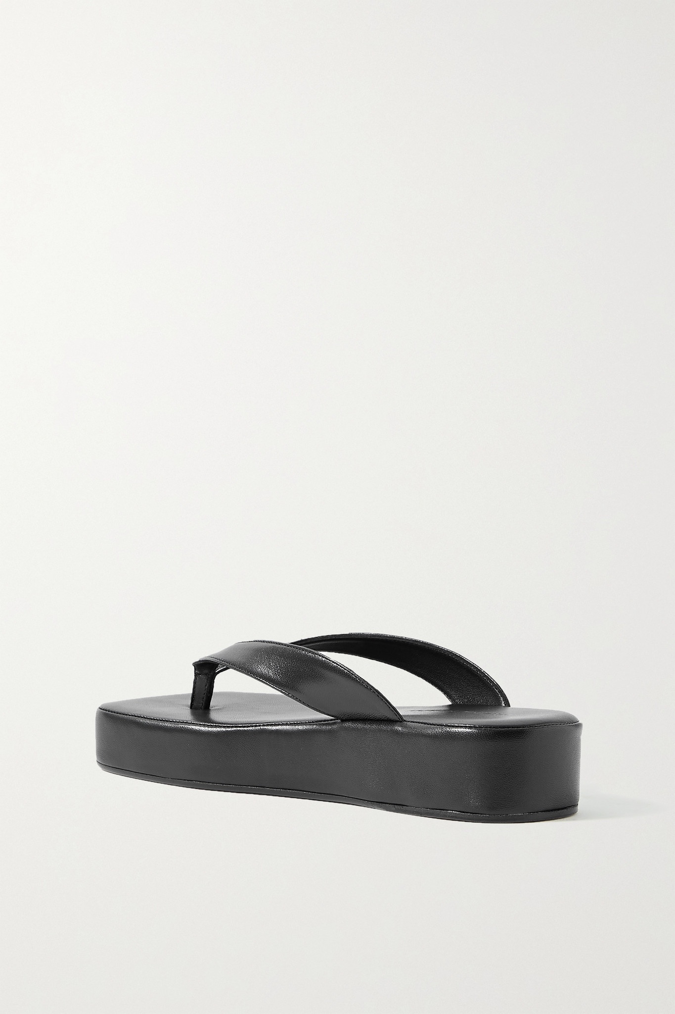 Johana leather platform flip flops - 3