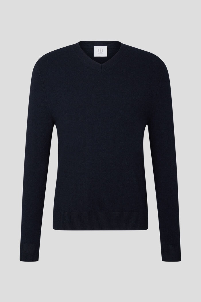 Maddox Knit pullover in Navy blue - 1
