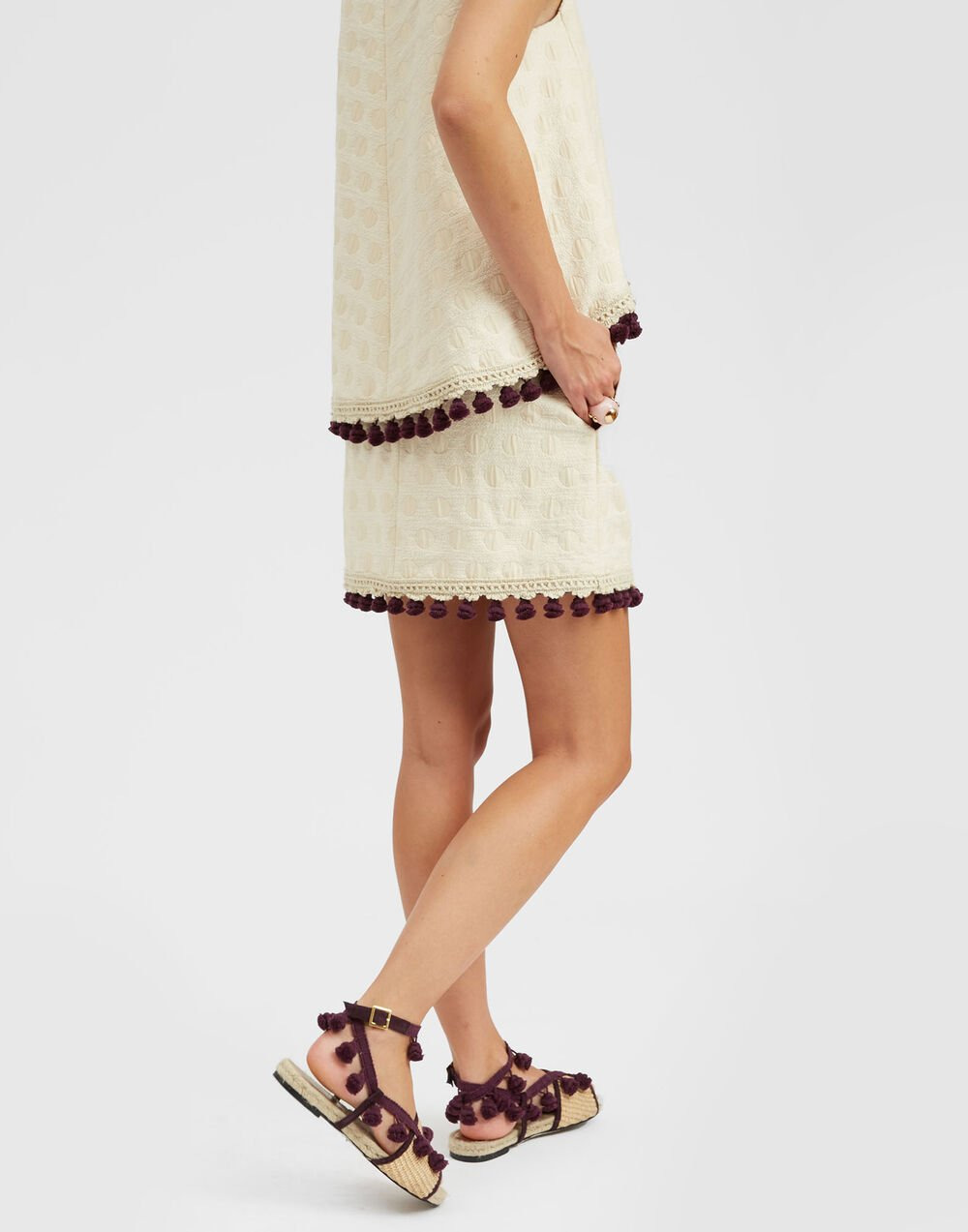 Baia Mini Skirt Embroidered - 5
